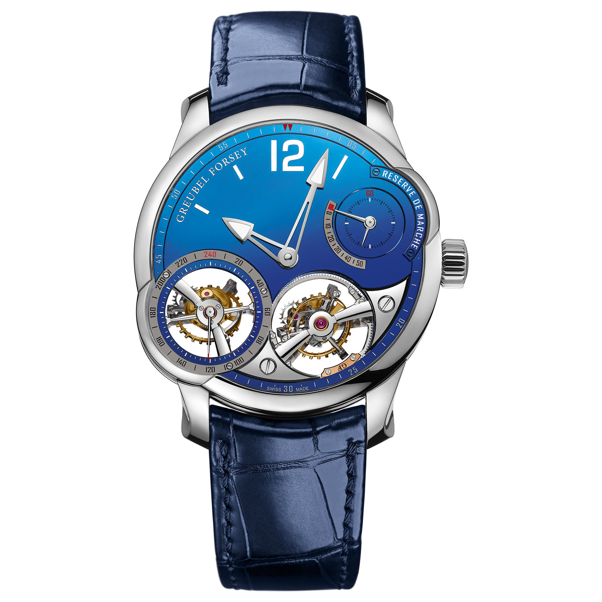 Greubel Forsey Quadruple Tourbillon Blue Limited edition replica watch